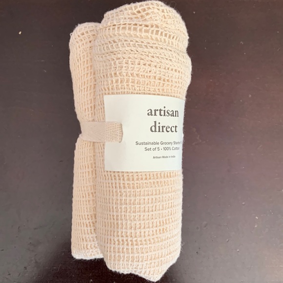 🌺 Artisan Direct Sustainable Grocery Starter Kit. Set of 5 - Picture 1 of 3